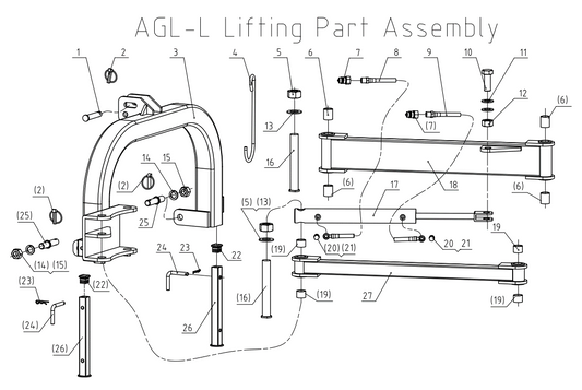 Medium Pro Verge Mower - Spare Parts