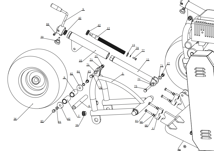 ATV Flail Mower - Spare Parts