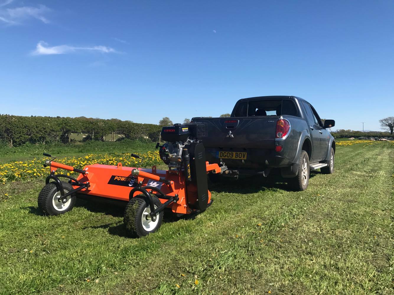 ATV Towable Flail Mower 15HP Petrol Engine