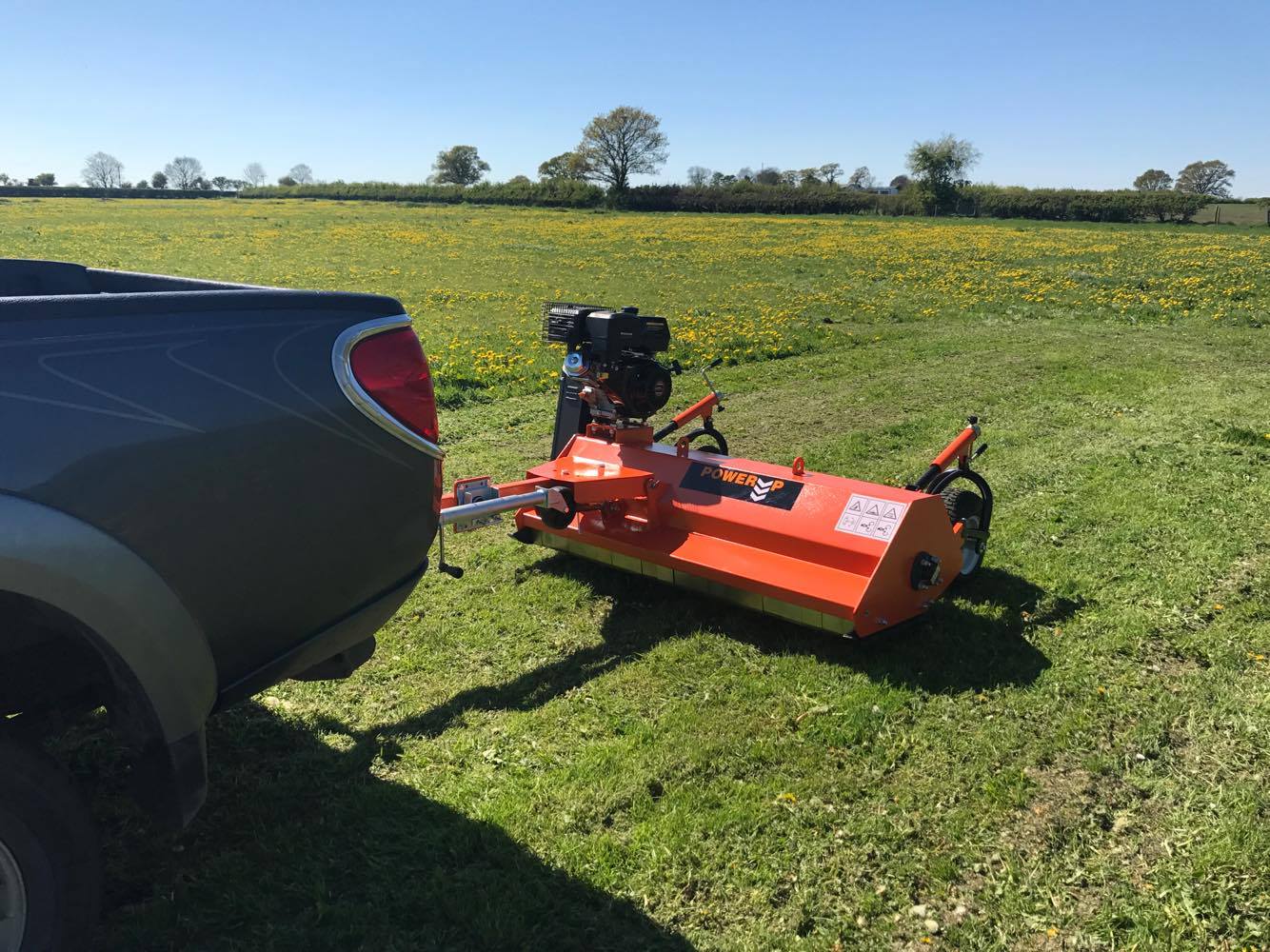 ATV Towable Flail Mower 15HP Petrol Engine