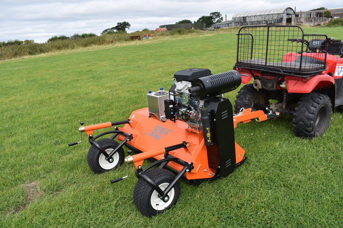 ATV Towable Flail Mower V-Twin 25HP Engine