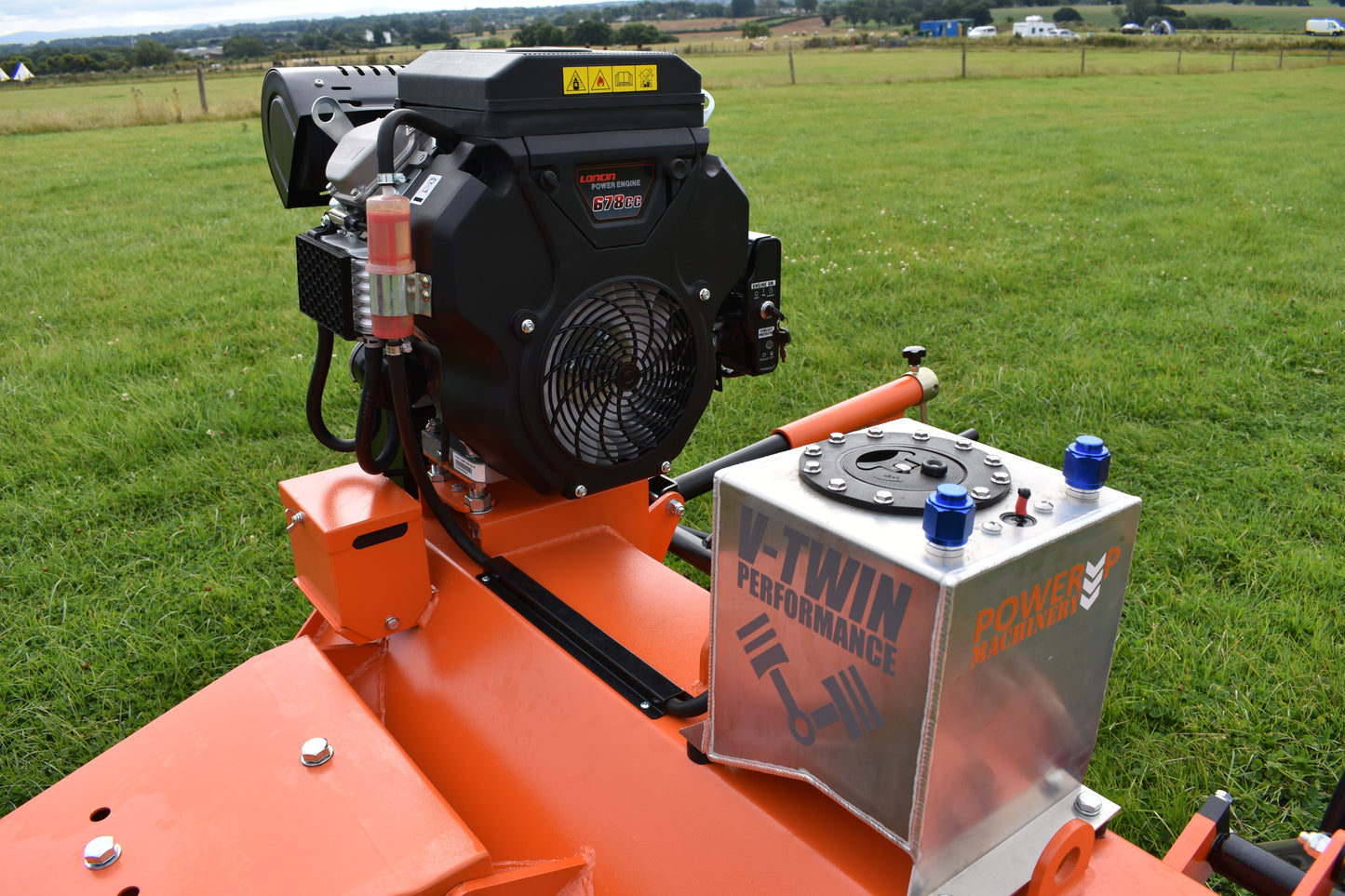 ATV Towable Flail Mower V-Twin 25HP Engine