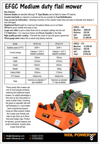 Powerup EFGC Flail Mowers
