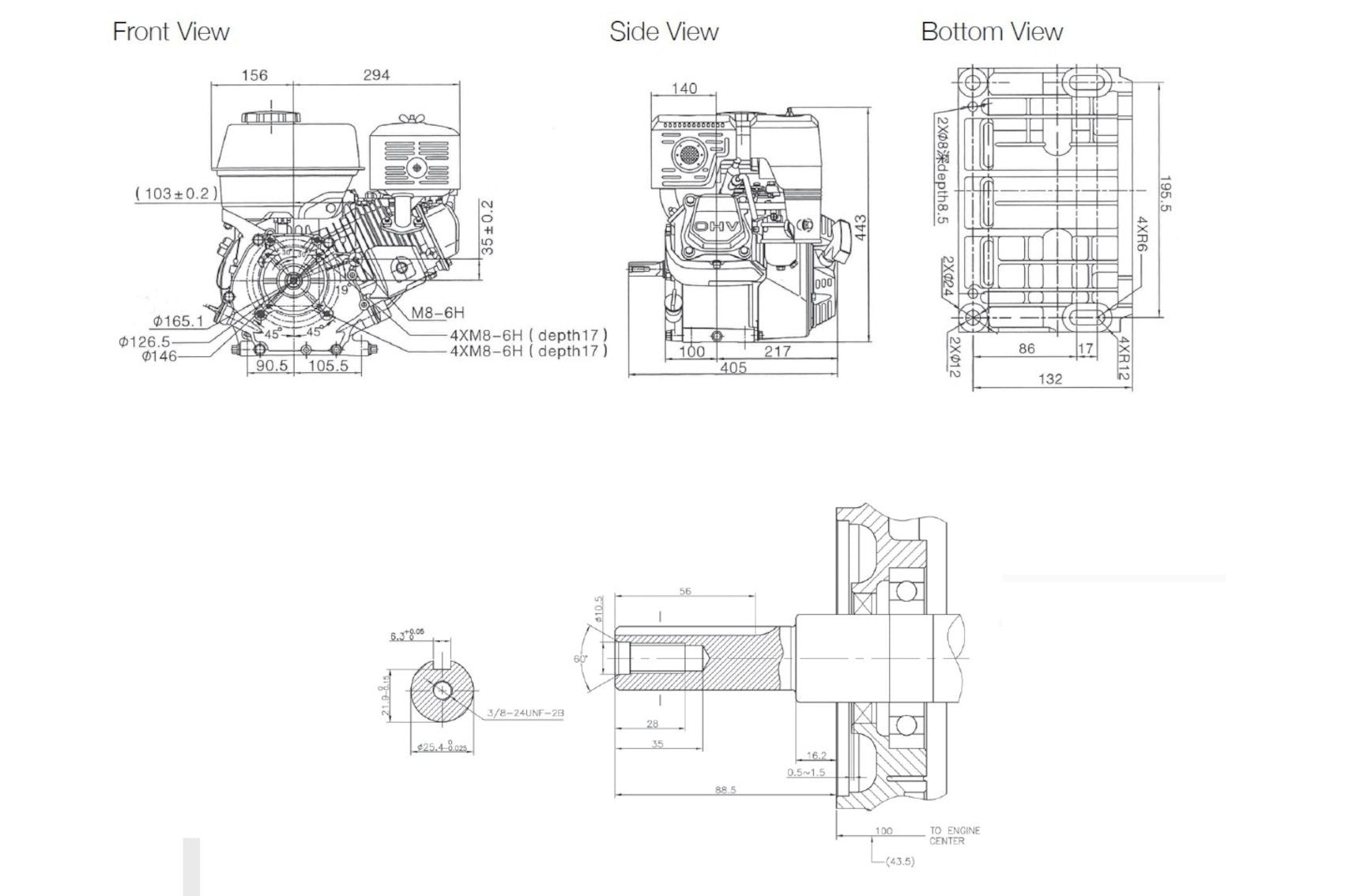 Loncin 440FD Diesel Engine – MDL Powerup Ltd
