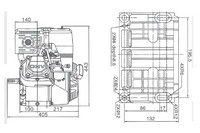 Loncin G420F 420CC 15HP Petrol Engine