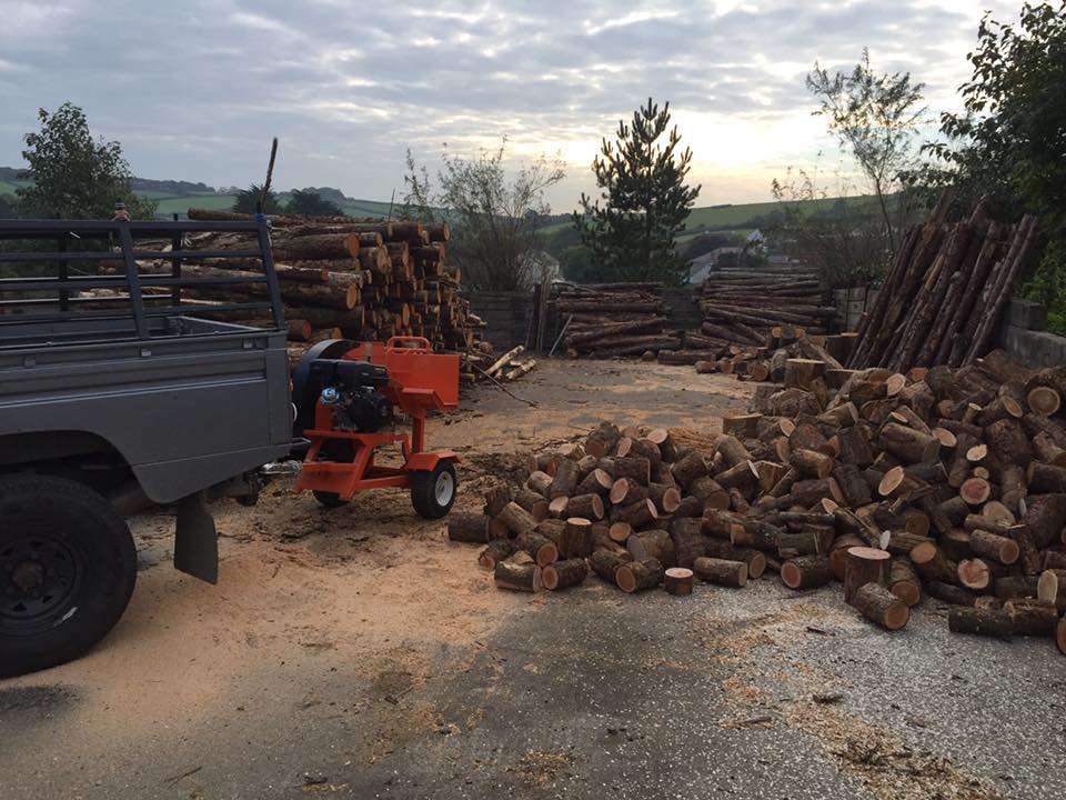 Petrol Engine Log Saw