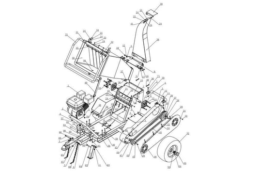 Petrol Chipper - Spare Parts