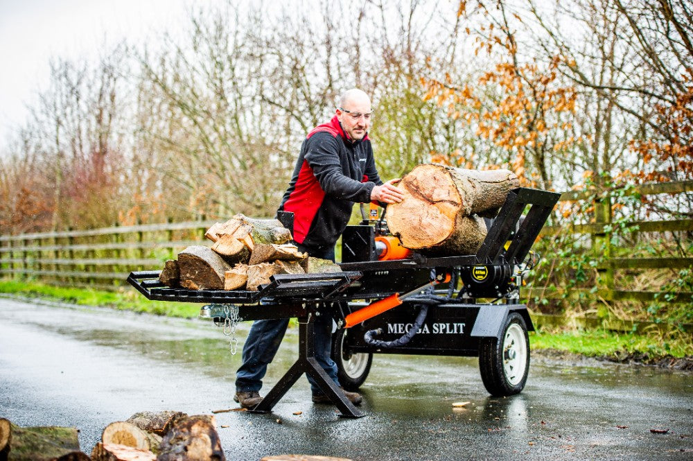 Petrol Log Splitter with Lift