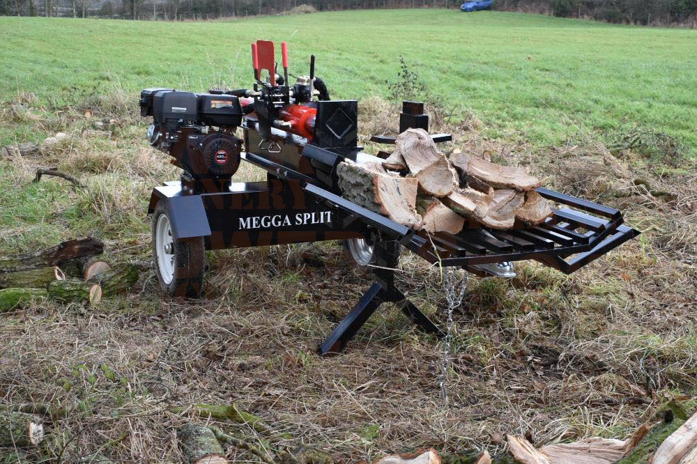 Petrol Log Splitter with Lift