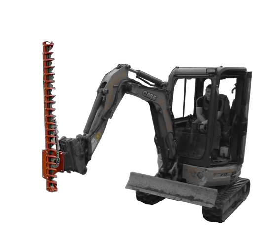Excavator Hedge Cutter Attachment for 0.75t – 8T Diggers