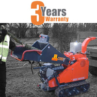 Tracked Petrol Wood Chipper
