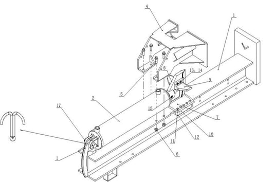 22 Ton Log Splitter - Spare Parts